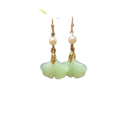 Brinco Ginkgo de Jade